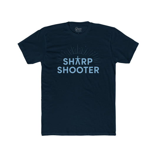 Sharp Shooter | Men's Premium Basic Tee - Classic fit. Ultra-soft 100% Premium Cotton. Built for everyday wear.