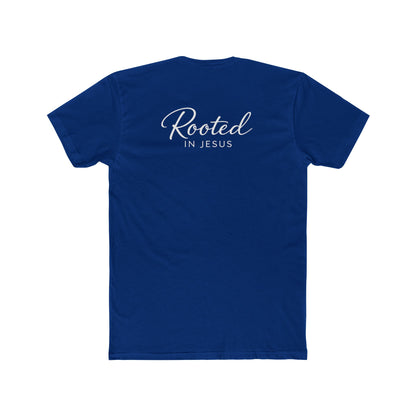 Rooted in Jesus Tee | Women's Premium Basic Tee - Classic fit. Ultra-soft 100% Premium Cotton. Built for everyday wear.