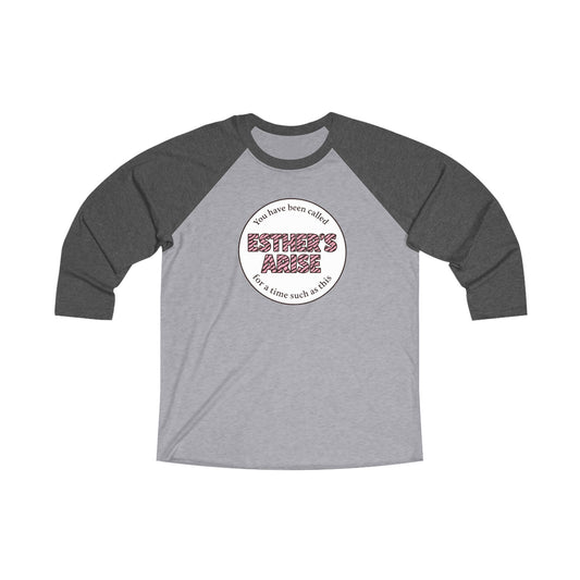 Esther's Arise | Premium, Long Sleeve Heather Raglan Baseball Tee