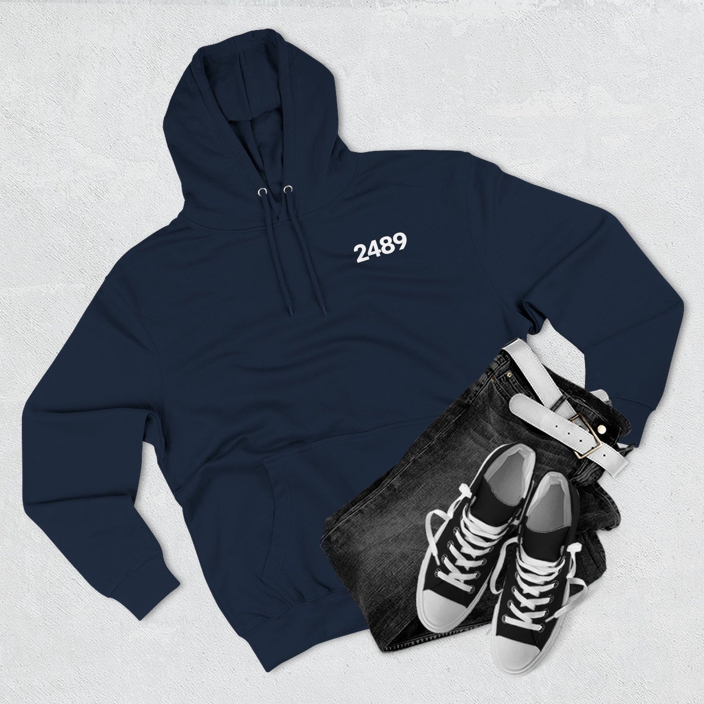 2489 — Men's 80% Cotton/20%. Polyester, Premium Heavyweight Pullover Fleece