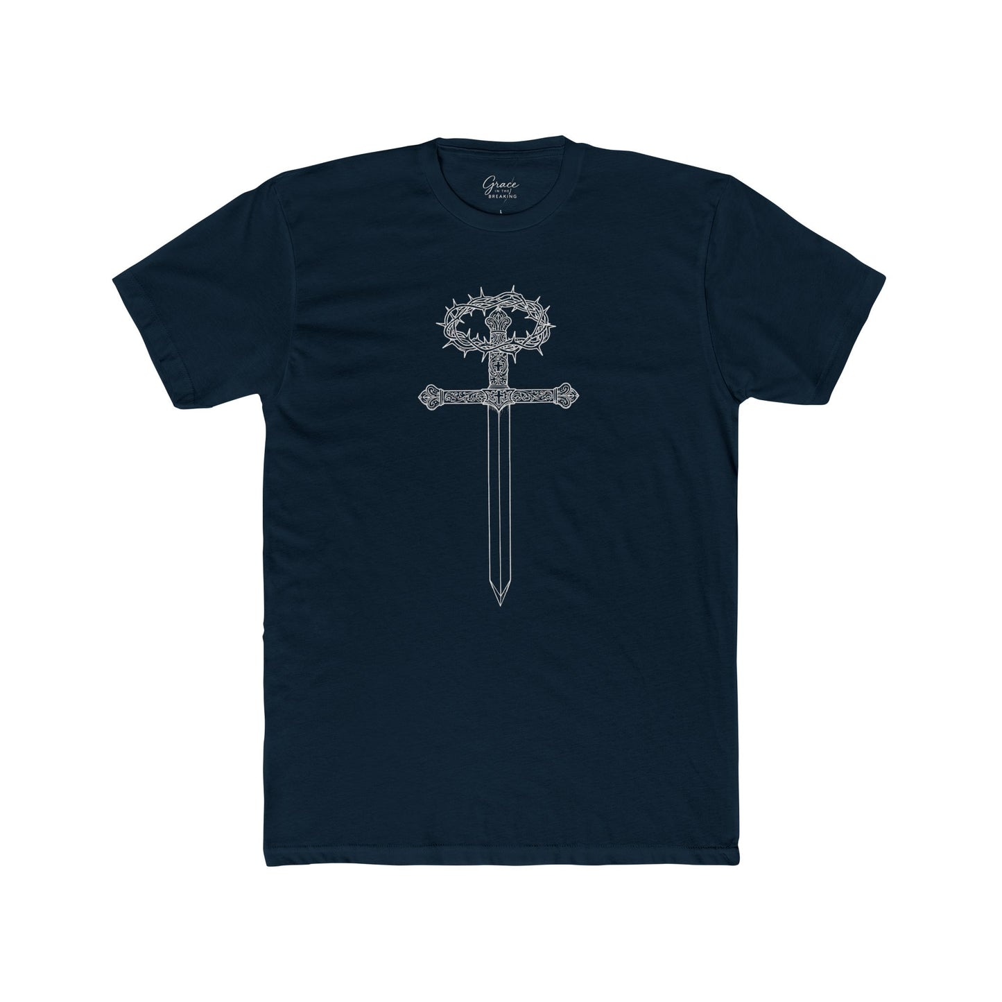 The Cross | Men's Premium Basic Tee - Classic fit. Ultra-soft 100% Premium Cotton. Built for everyday wear.