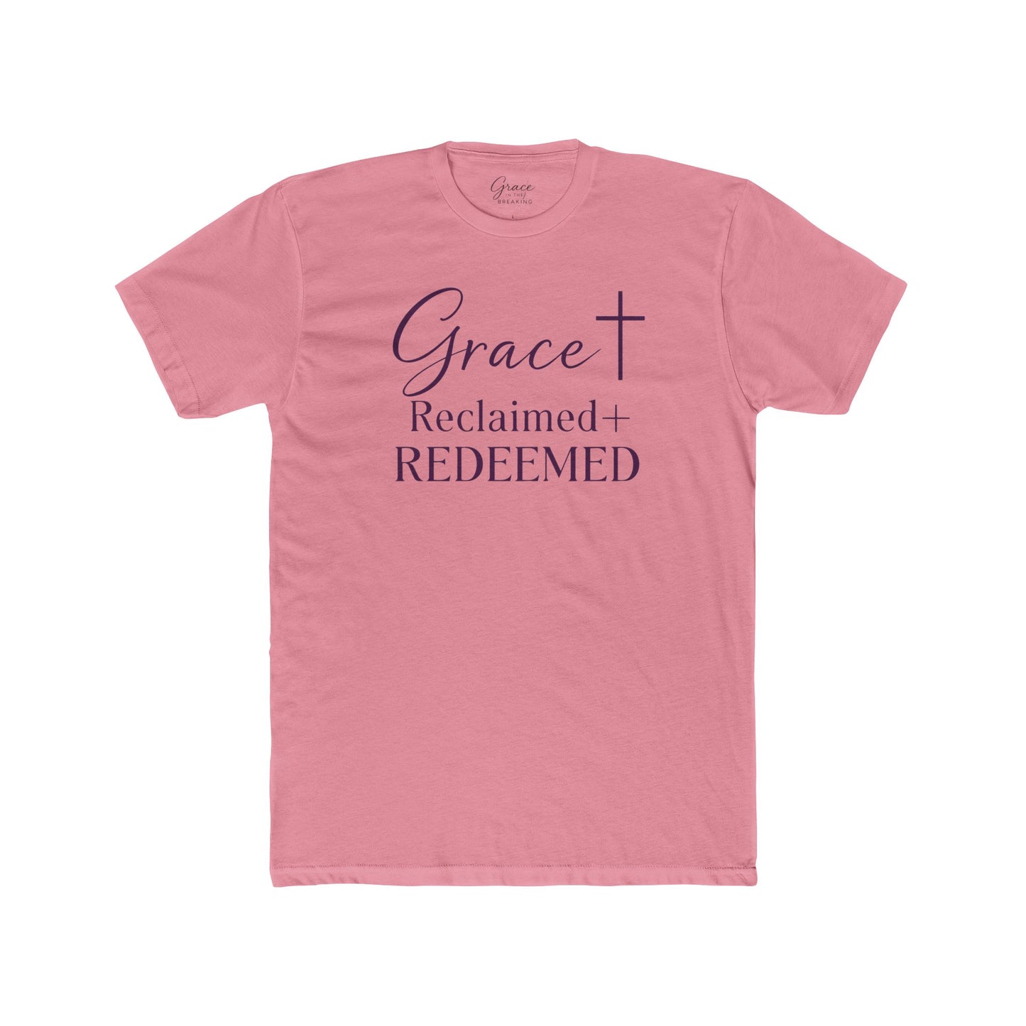 Claimed & Redeemed | Women's Premium Basic Tee - Classic fit. Ultra-soft 100% Premium Cotton. Built for everyday wear.