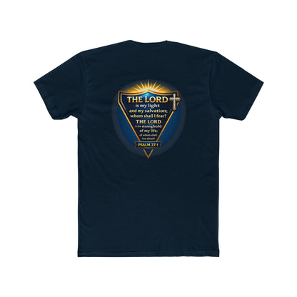 Psalm 27 | Men's Premium Basic Tee - Classic fit. Ultra-soft 100% Premium Cotton. Built for everyday wear.
