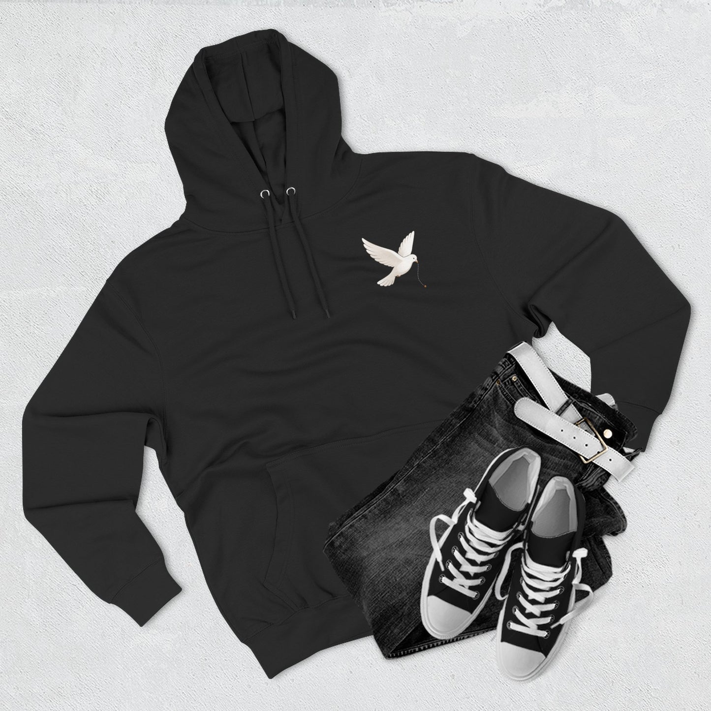 Faith — Men's 80% Cotton/20%. Polyester, Premium Heavyweight Pullover Fleece