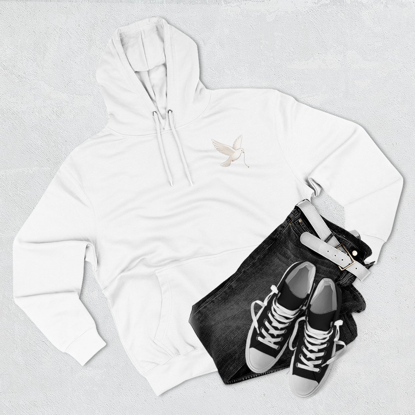 Faith — Men's 80% Cotton/20%. Polyester, Premium Heavyweight Pullover Fleece