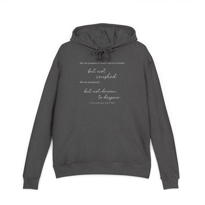 2 Corinthians Hoodie | Lightweight French Terry Pullover Hoodie, 80% Cotton/20% Polyester, soft blended comfort.