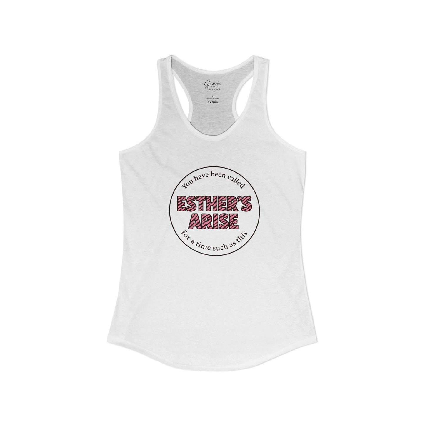 Esther's Arise - Women's Combed, Ring-spun Cotton Poly Racerback Tank