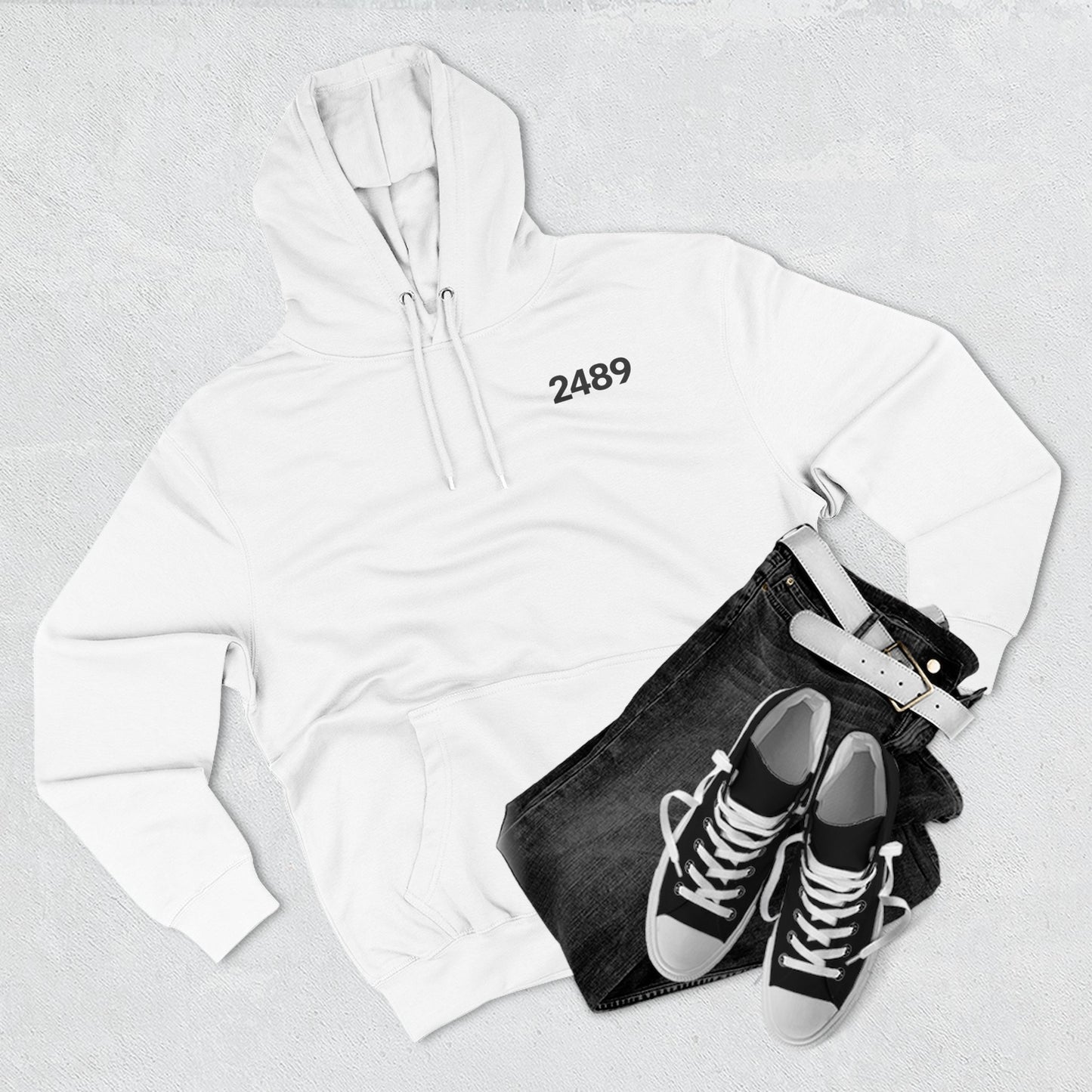2489 — Men's 80% Cotton/20%. Polyester, Premium Heavyweight Pullover Fleece