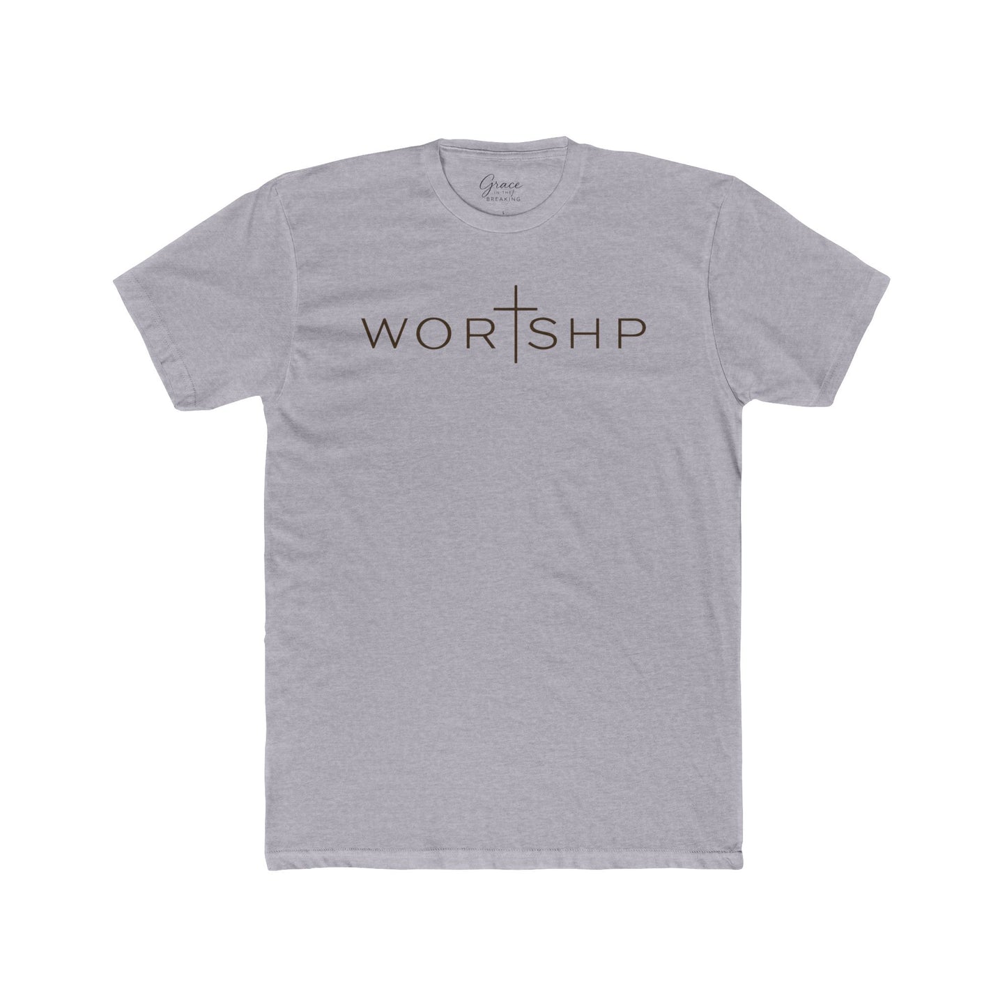 Worshp | Men's Premium Basic Tee - Classic fit. Ultra-soft 100% Premium Cotton. Built for everyday wear.