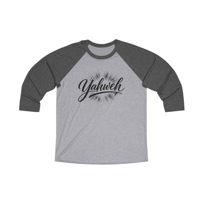 Yahweh | Premium, Long Sleeve Heather Raglan Baseball Tee