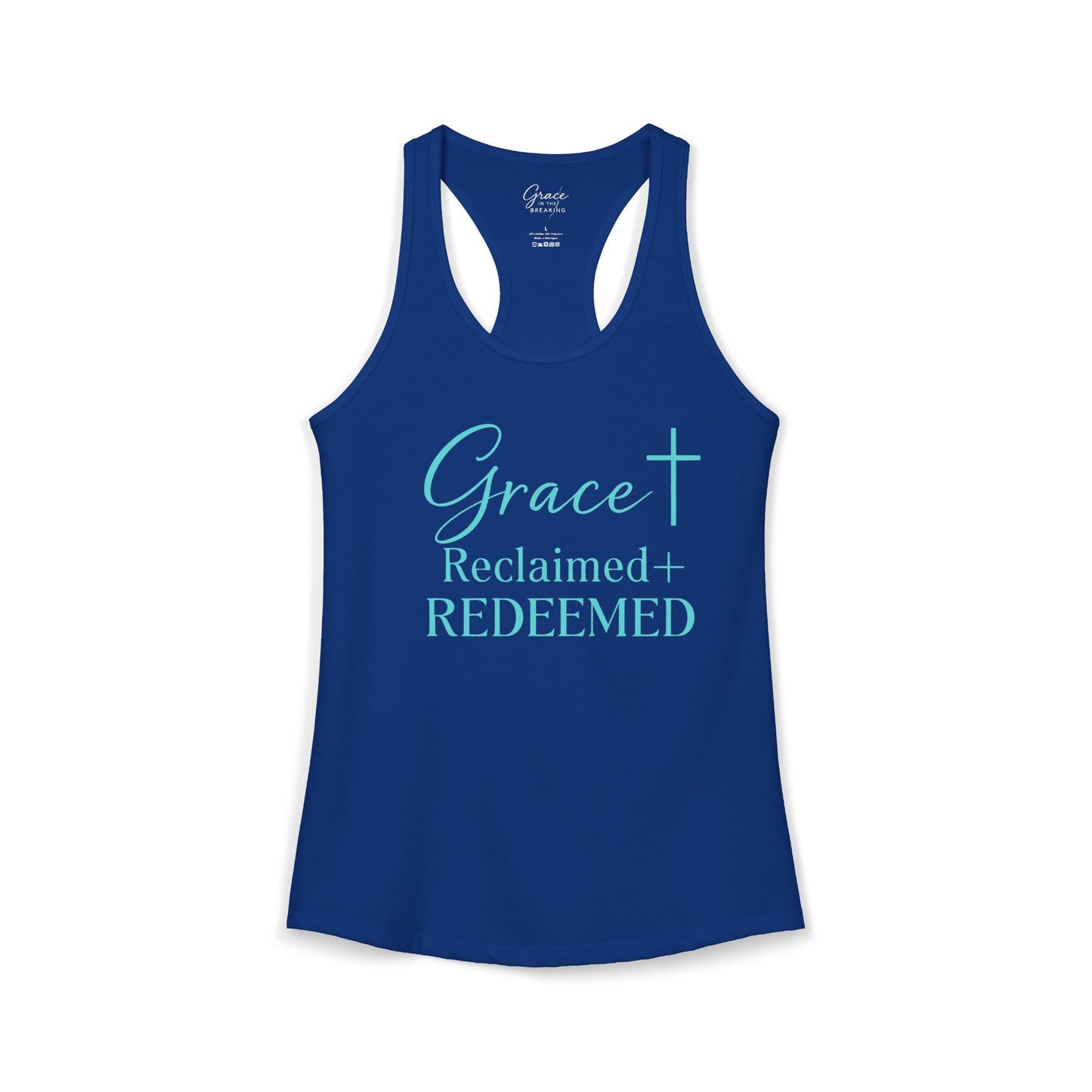 Claimed & Redeemed - Women's Combed, Ring-spun Cotton Poly Racerback Tank