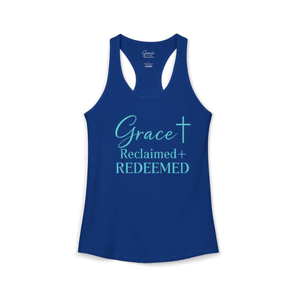 Claimed & Redeemed - Women's Combed, Ring-spun Cotton Poly Racerback Tank