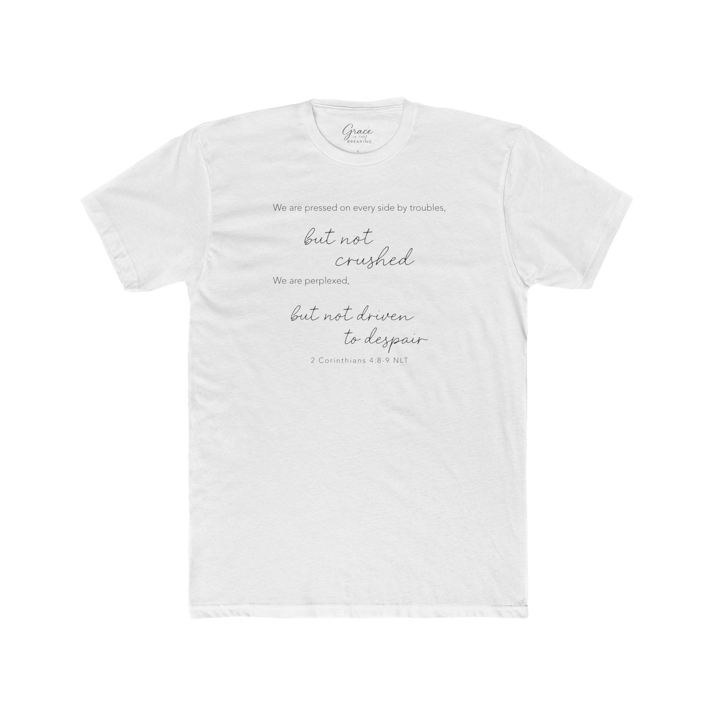 2 Corinthians Tee | Women's Premium Basic Tee - Classic fit. Ultra-soft 100% Premium Cotton. Built for everyday wear.