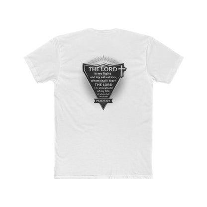 Psalm 27 | Men's Premium Basic Tee - Classic fit. Ultra-soft 100% Premium Cotton. Built for everyday wear.