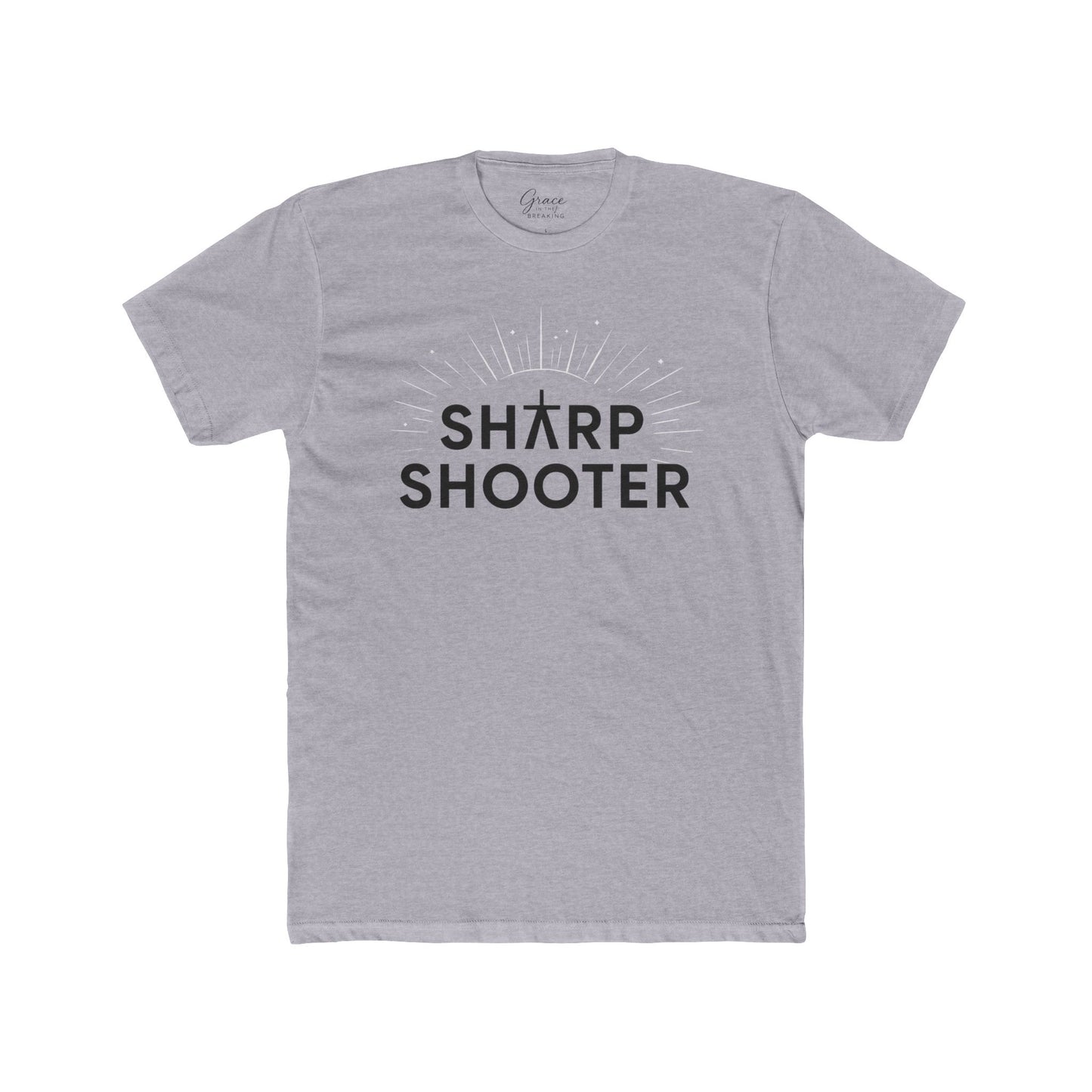 Sharp Shooter | Men's Premium Basic Tee - Classic fit. Ultra-soft 100% Premium Cotton. Built for everyday wear.