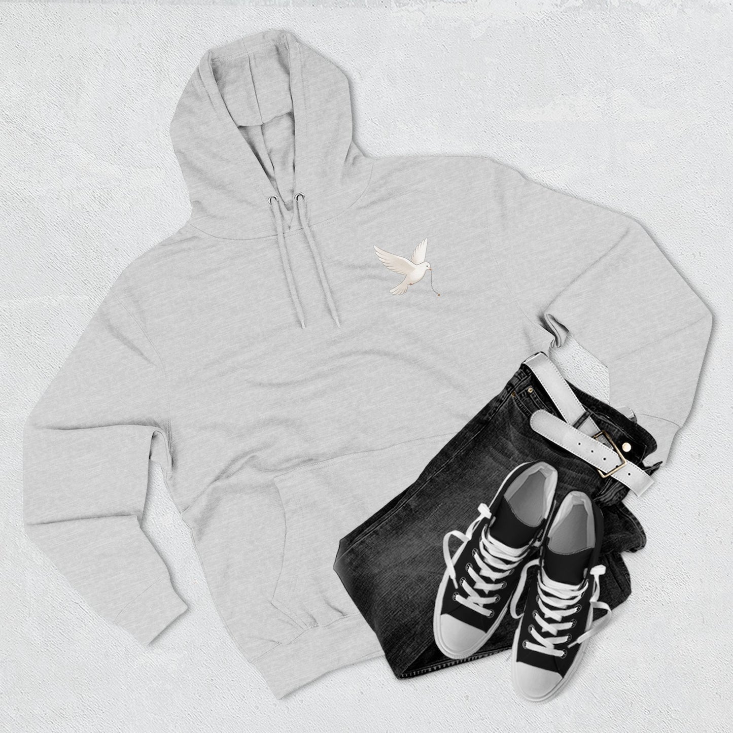 Faith — Men's 80% Cotton/20%. Polyester, Premium Heavyweight Pullover Fleece