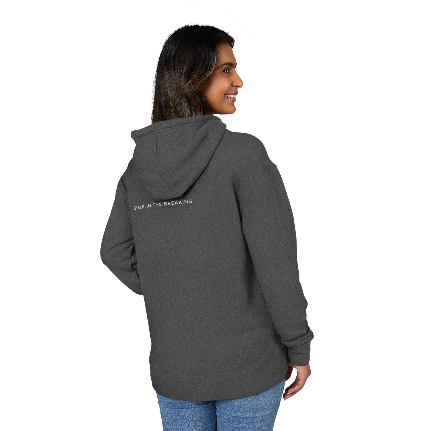 Holy Spirit Hoodie | Lightweight French Terry Pullover Hoodie, 80% Cotton/20% Polyester, soft blended comfort.