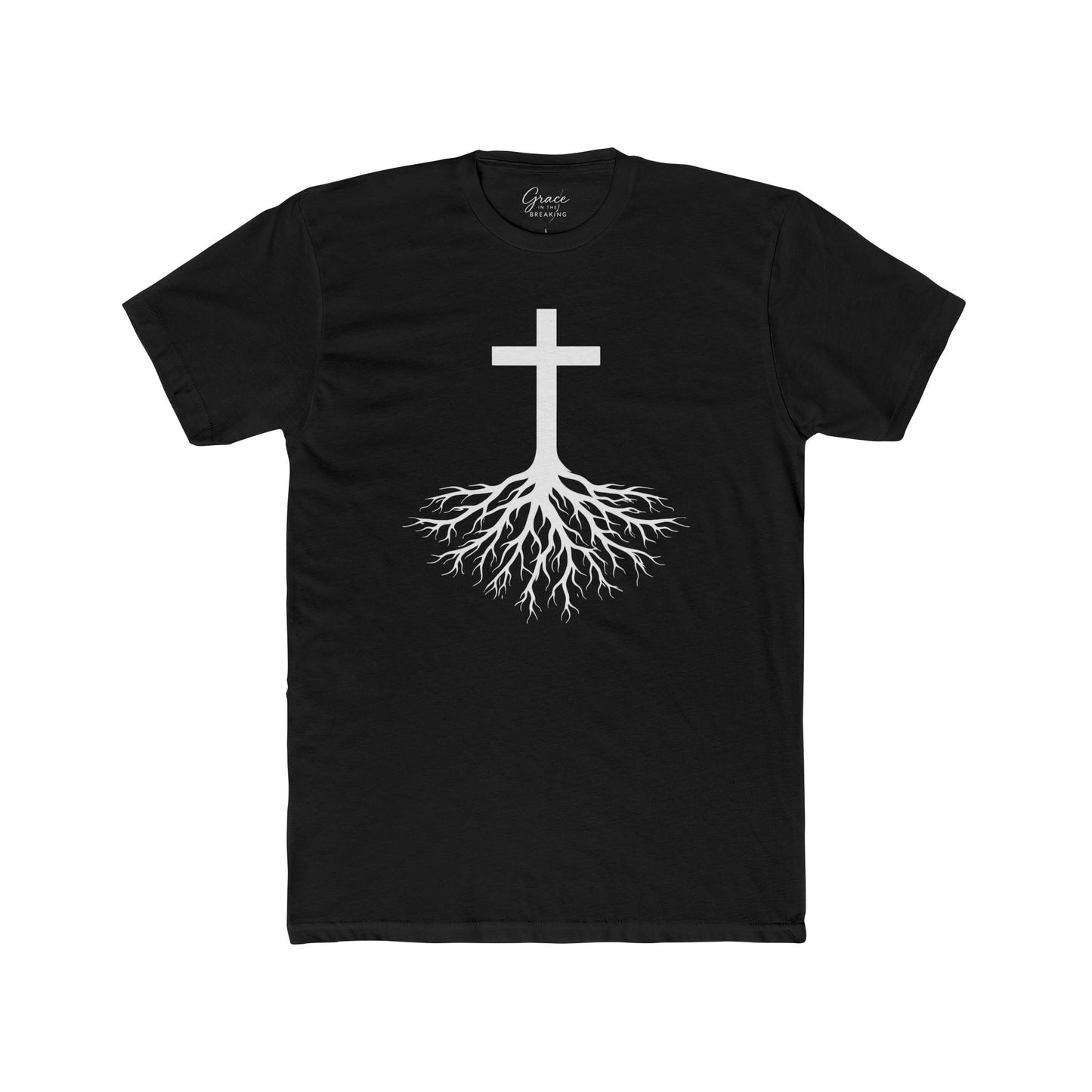 Rooted in Jesus Tee | Women's Premium Basic Tee - Classic fit. Ultra-soft 100% Premium Cotton. Built for everyday wear.