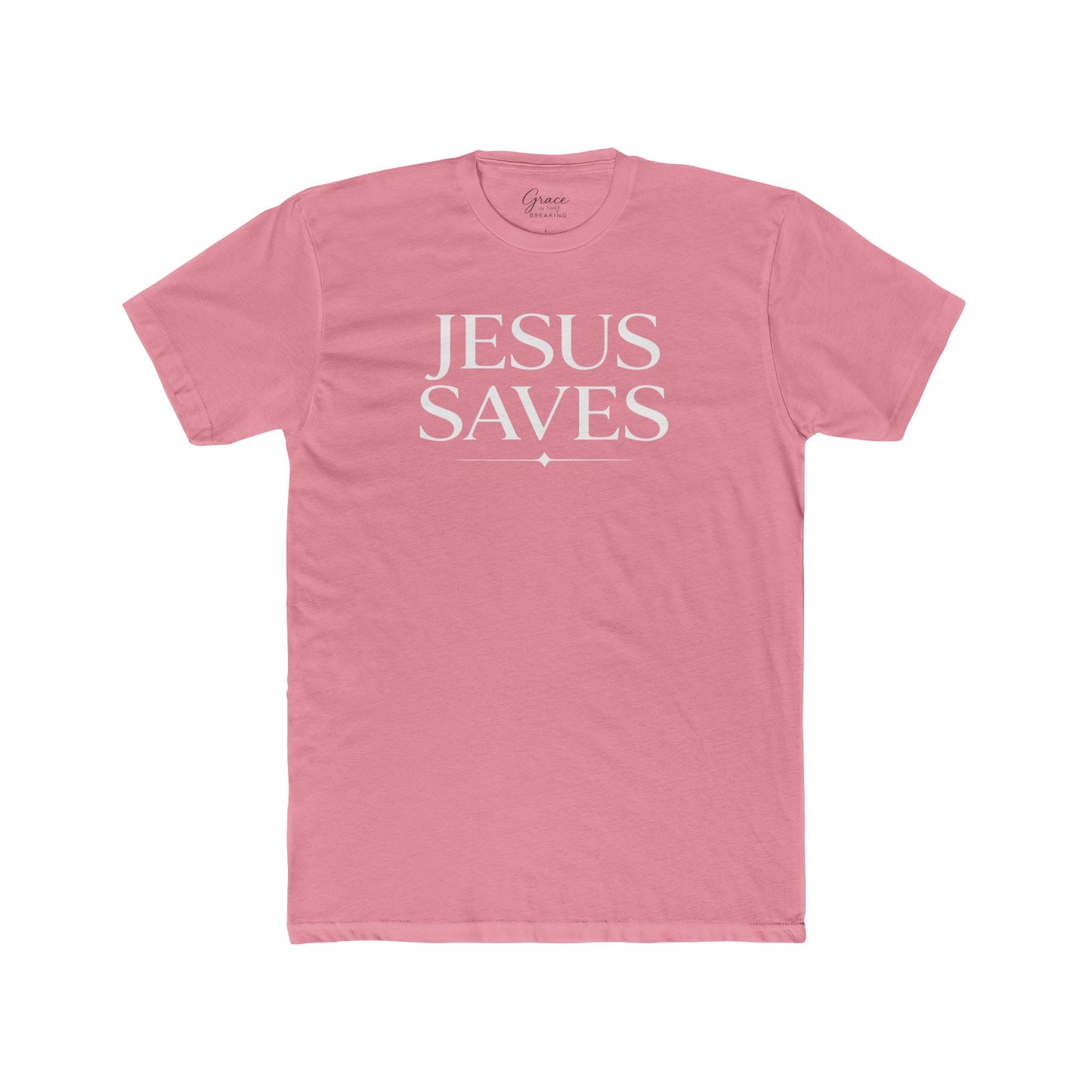 Jesus Saves | Women's Premium Basic Tee - Classic fit. Ultra-soft 100% Premium Cotton. Built for everyday wear.