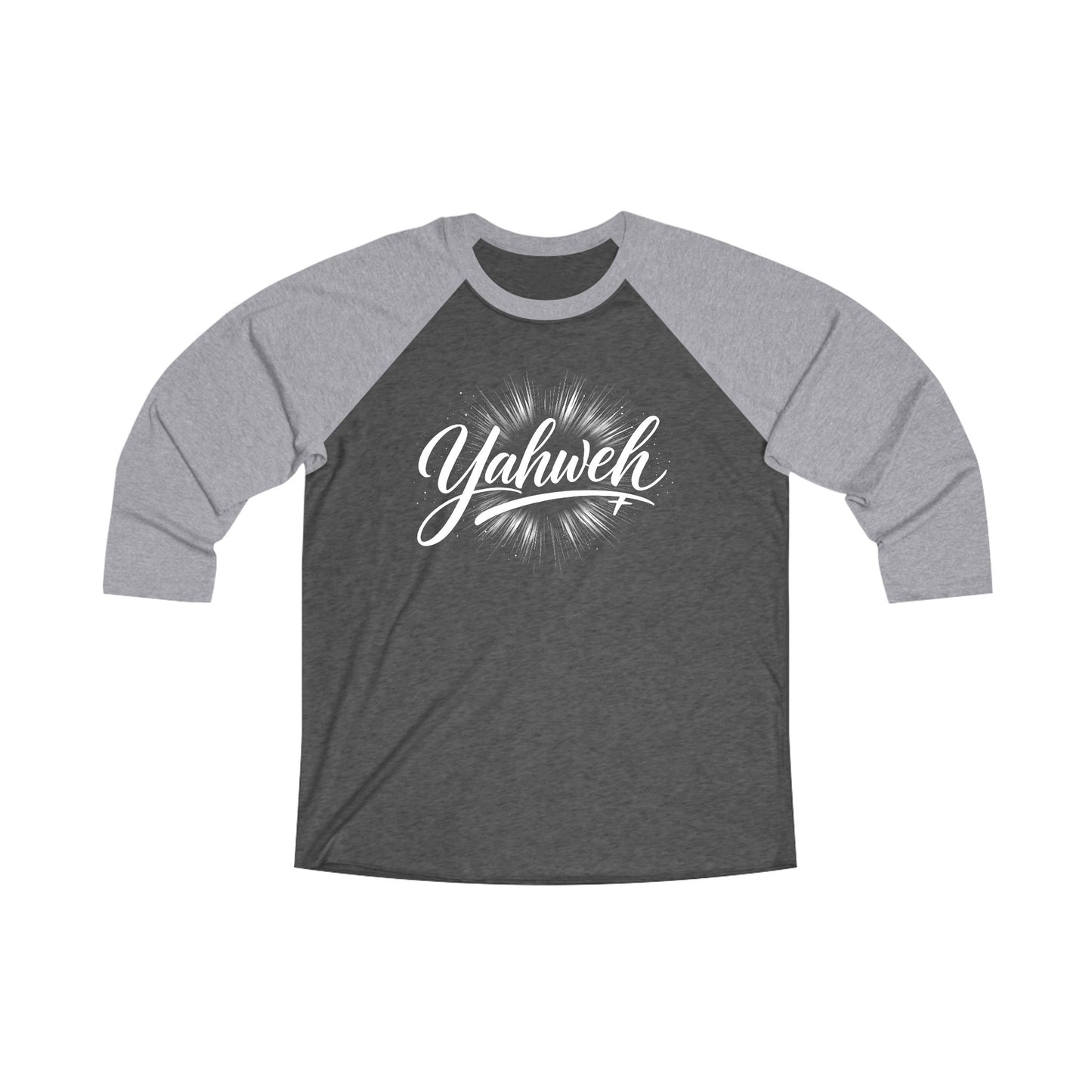 Yahweh | Premium, Long Sleeve Heather Raglan Baseball Tee