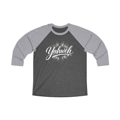 Yahweh | Premium, Long Sleeve Heather Raglan Baseball Tee