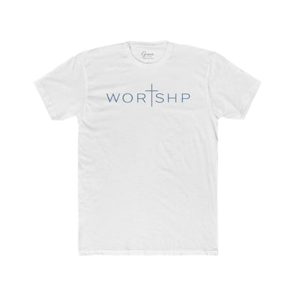 Worshp | Men's Premium Basic Tee - Classic fit. Ultra-soft 100% Premium Cotton. Built for everyday wear.