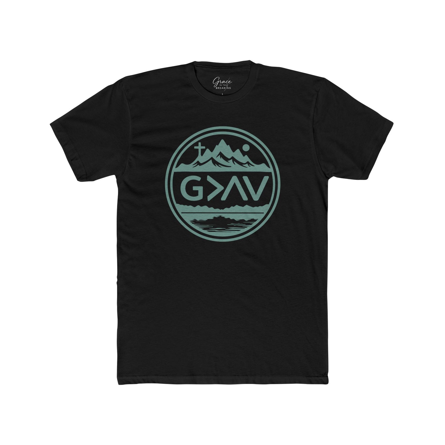 MountainTop | Men's Premium Basic Tee - Classic fit. Ultra-soft 100% Premium Cotton. Built for everyday wear.