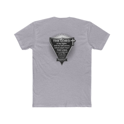 Psalm 27 | Men's Premium Basic Tee - Classic fit. Ultra-soft 100% Premium Cotton. Built for everyday wear.