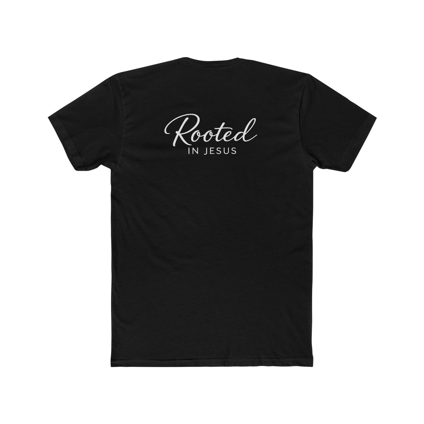 Rooted in Jesus Tee | Women's Premium Basic Tee - Classic fit. Ultra-soft 100% Premium Cotton. Built for everyday wear.