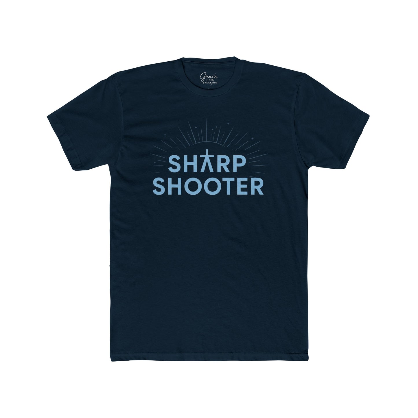Sharp Shooter | Men's Premium Basic Tee - Classic fit. Ultra-soft 100% Premium Cotton. Built for everyday wear.