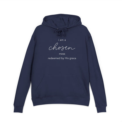 Chosen Hoodie | Lightweight French Terry Pullover Hoodie, 80% Cotton/20% Polyester, soft blended comfort.