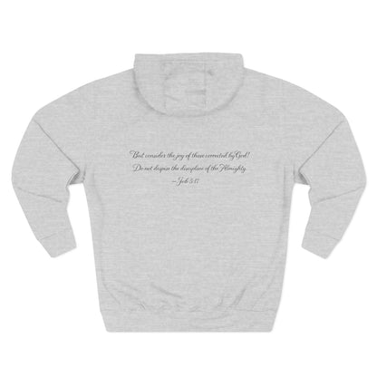 The Cross — Men's 80% Cotton/20%. Polyester, Premium Heavyweight Pullover Fleece