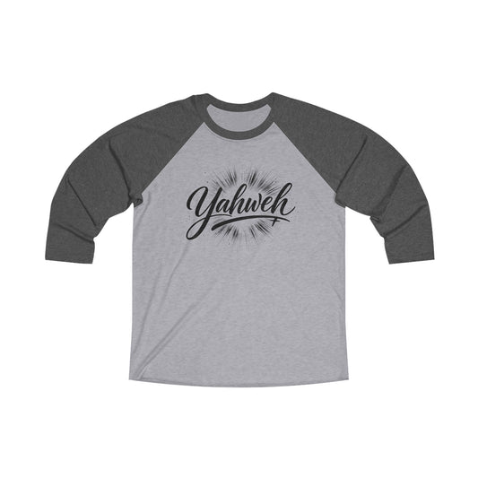 Yahweh | Premium, Long Sleeve Heather Raglan Baseball Tee
