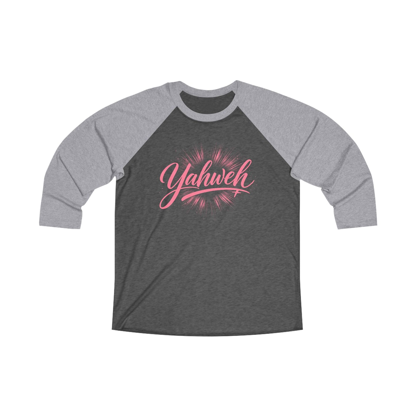 Yahweh | Premium, Long Sleeve Heather Raglan Baseball Tee
