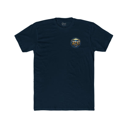 Psalm 27 | Men's Premium Basic Tee - Classic fit. Ultra-soft 100% Premium Cotton. Built for everyday wear.