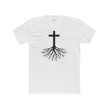 Rooted in Jesus Tee | Women's Premium Basic Tee - Classic fit. Ultra-soft 100% Premium Cotton. Built for everyday wear.