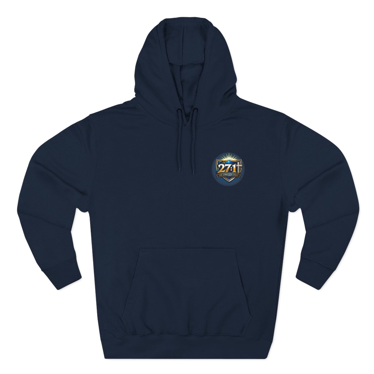 Psalm 27 | Men's 80% Cotton/20%. Polyester, Premium Heavyweight Pullover Fleece