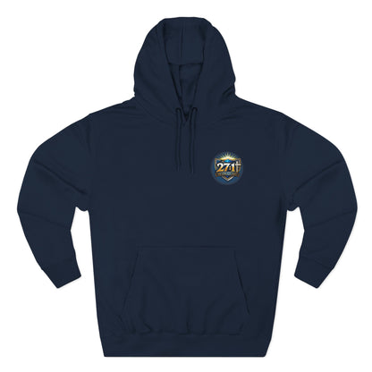 Psalm 27 | Men's 80% Cotton/20%. Polyester, Premium Heavyweight Pullover Fleece