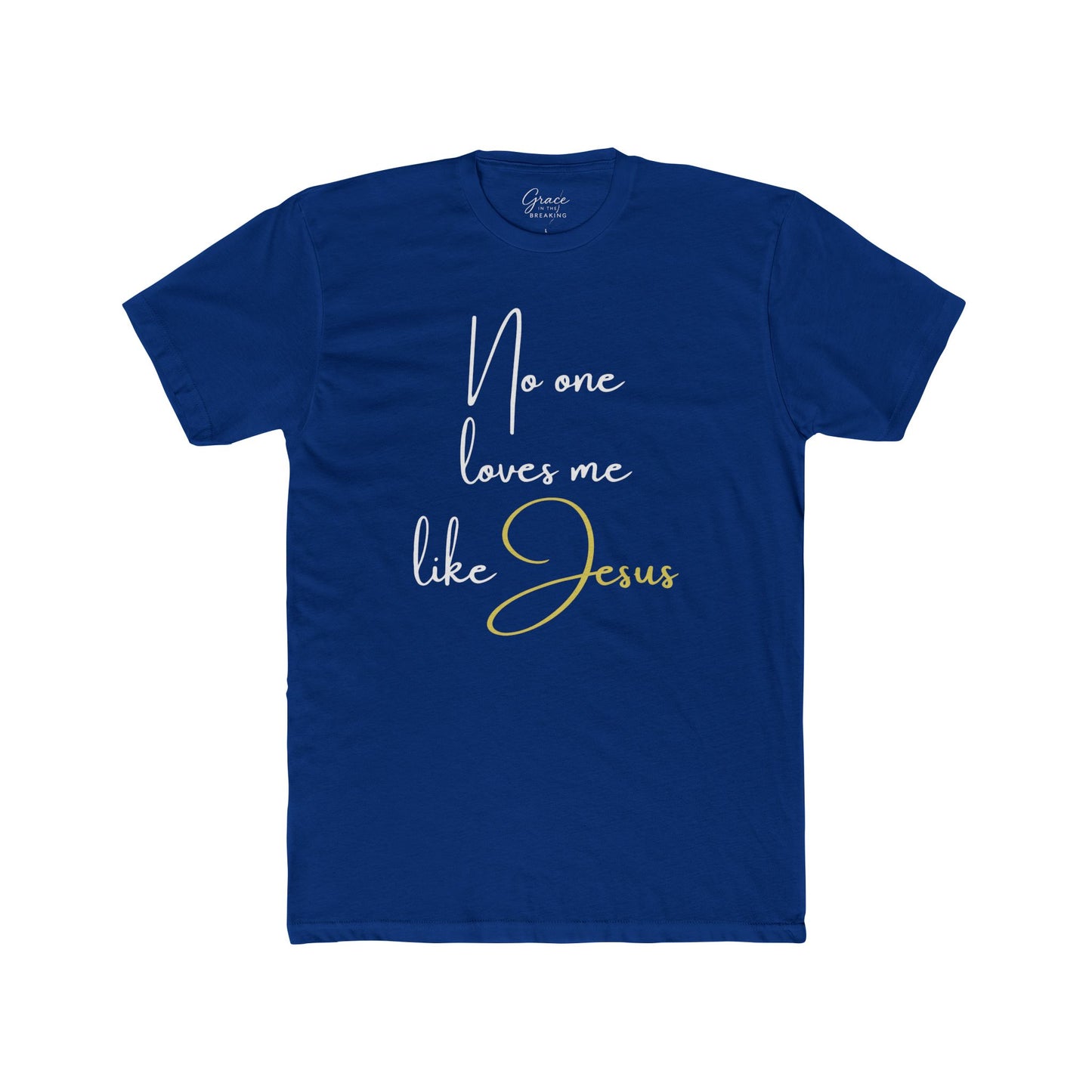 No-one Loves Me Like Jesus | Women's Premium Basic Tee - Classic fit. Ultra-soft 100% Premium Cotton. Built for everyday wear.
