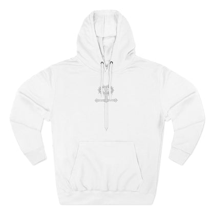 The Cross — Men's 80% Cotton/20%. Polyester, Premium Heavyweight Pullover Fleece