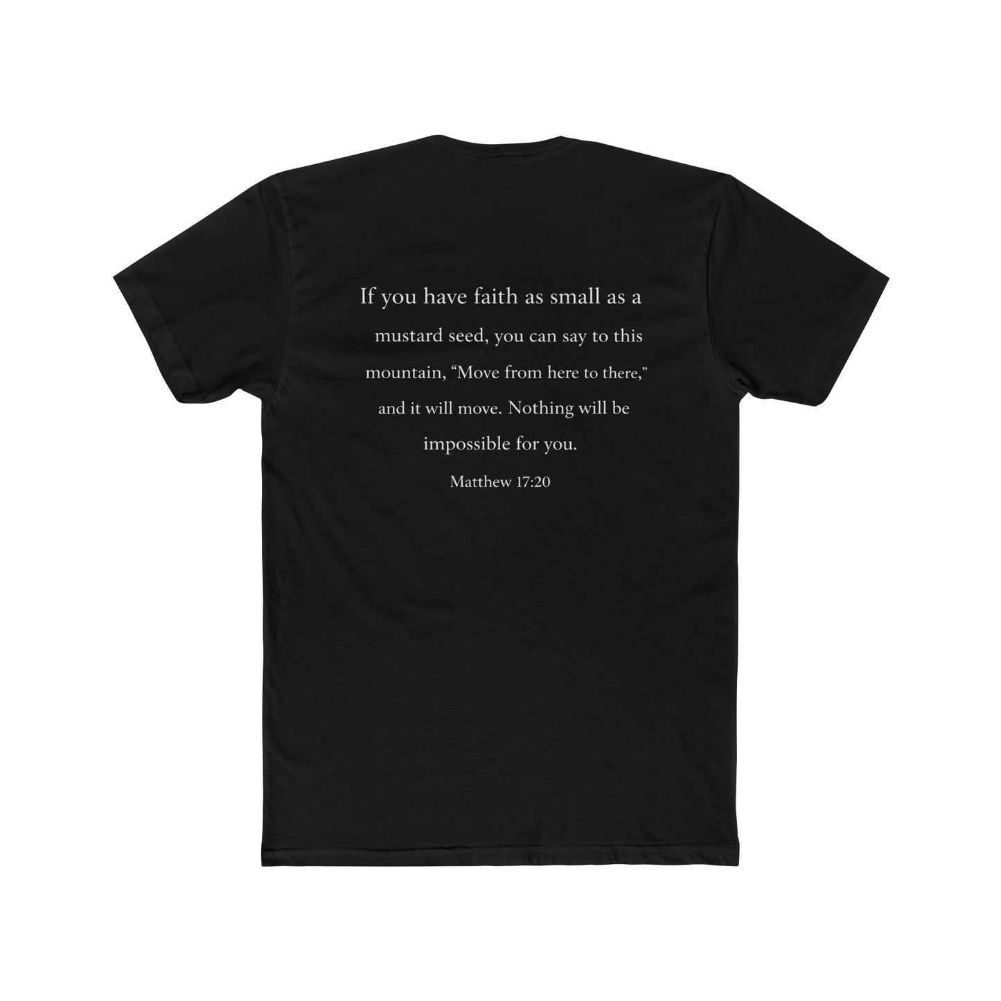 Faith | Men's Premium Basic Tee - Classic fit. Ultra-soft 100% Premium Cotton. Built for everyday wear.
