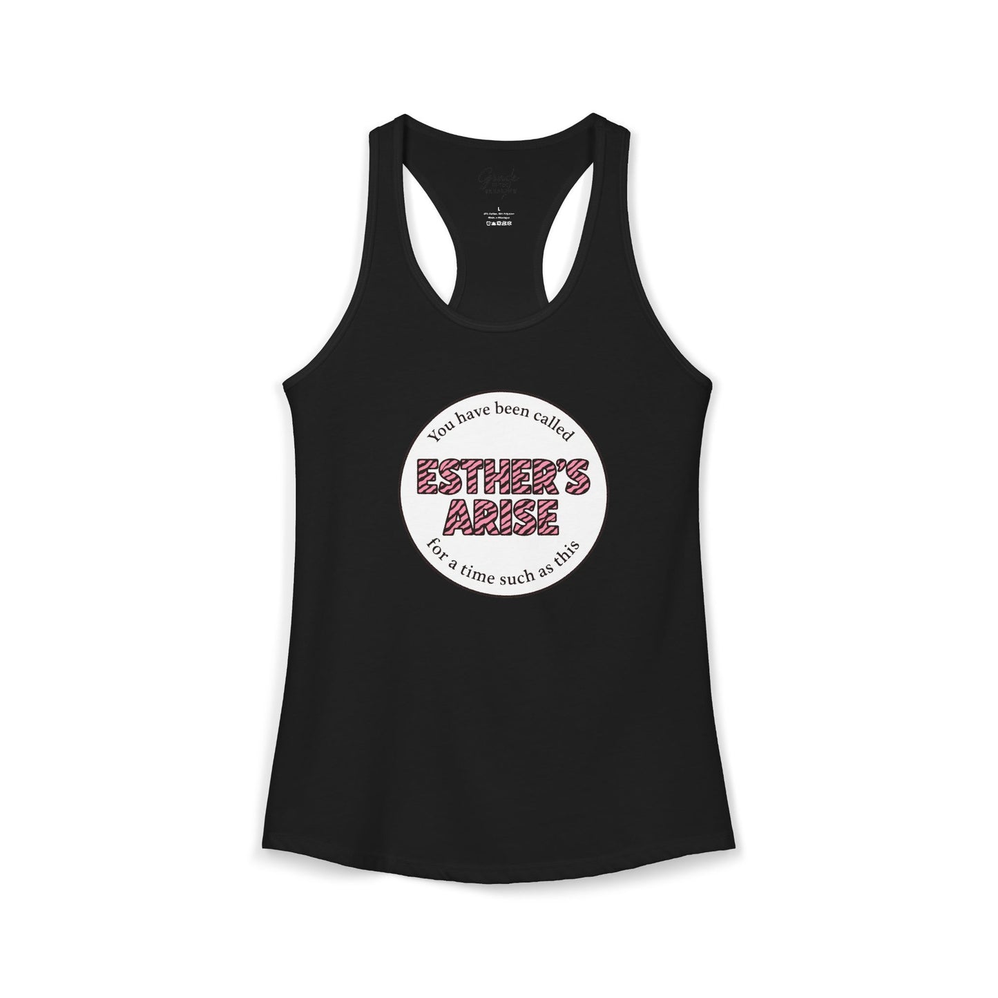 Esther's Arise - Women's Combed, Ring-spun Cotton Poly Racerback Tank