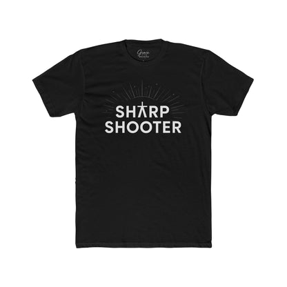 Sharp Shooter | Men's Premium Basic Tee - Classic fit. Ultra-soft 100% Premium Cotton. Built for everyday wear.