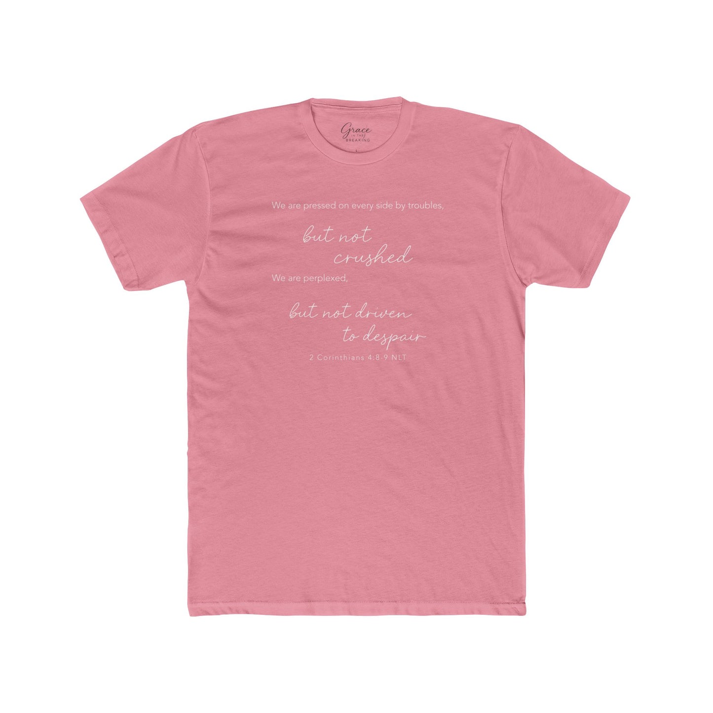 2 Corinthians Tee | Women's Premium Basic Tee - Classic fit. Ultra-soft 100% Premium Cotton. Built for everyday wear.