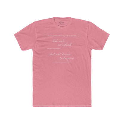 2 Corinthians Tee | Women's Premium Basic Tee - Classic fit. Ultra-soft 100% Premium Cotton. Built for everyday wear.