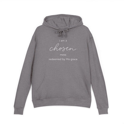 Chosen Hoodie | Lightweight French Terry Pullover Hoodie, 80% Cotton/20% Polyester, soft blended comfort.