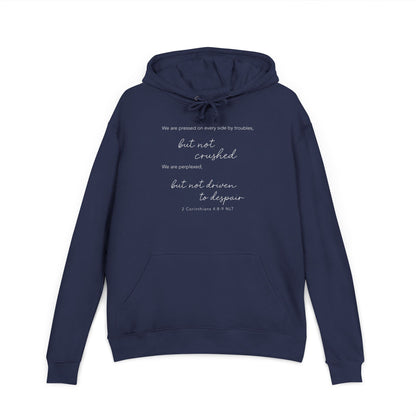 2 Corinthians Hoodie | Lightweight French Terry Pullover Hoodie, 80% Cotton/20% Polyester, soft blended comfort.