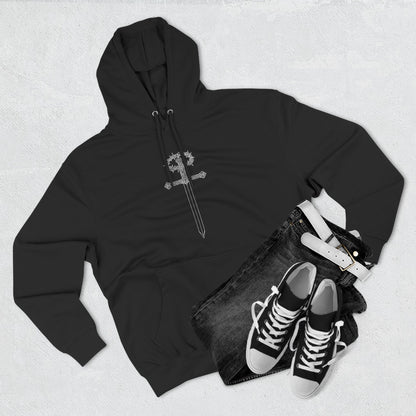 The Cross — Men's 80% Cotton/20%. Polyester, Premium Heavyweight Pullover Fleece