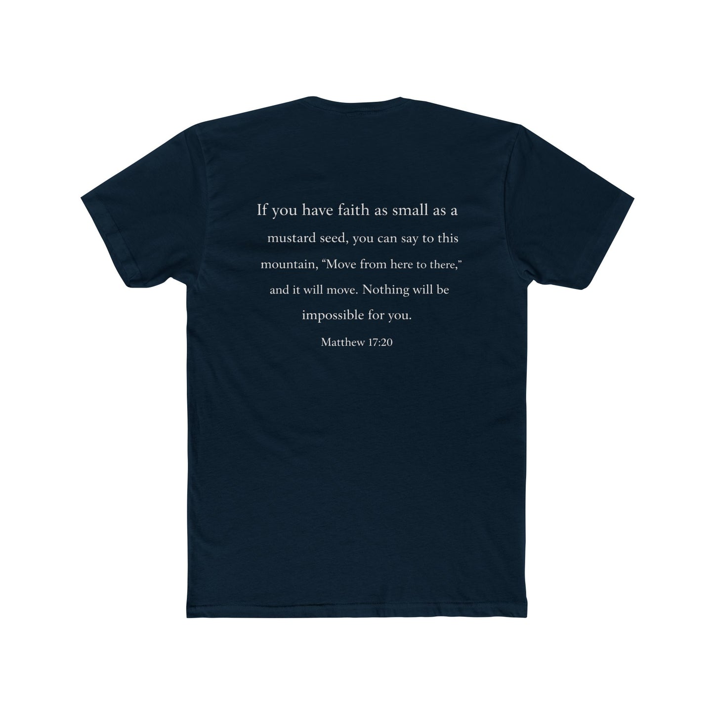 Faith | Men's Premium Basic Tee - Classic fit. Ultra-soft 100% Premium Cotton. Built for everyday wear.