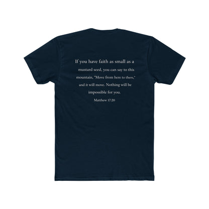 Faith | Men's Premium Basic Tee - Classic fit. Ultra-soft 100% Premium Cotton. Built for everyday wear.